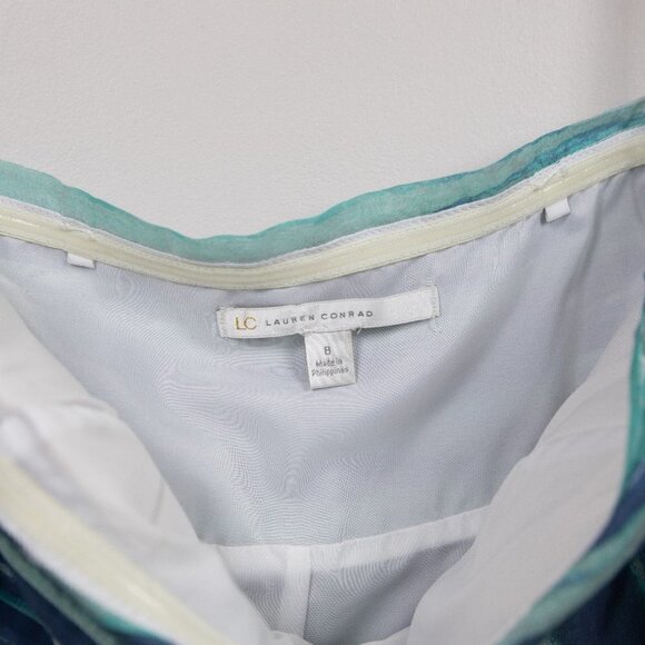 Lauren Conrad stripe halter maxi dress-8 - Picture 3 of 5